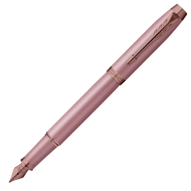 【PARKER】派克 新IM金屬系列 柔光粉 鋼筆 F尖