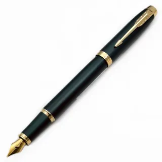 【PARKER】派克 新IM金屬系列 鎏金綠 鋼筆 F尖