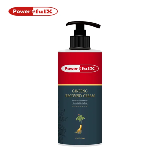 【PowerfulX】人蔘MSM按摩霜（500ml）