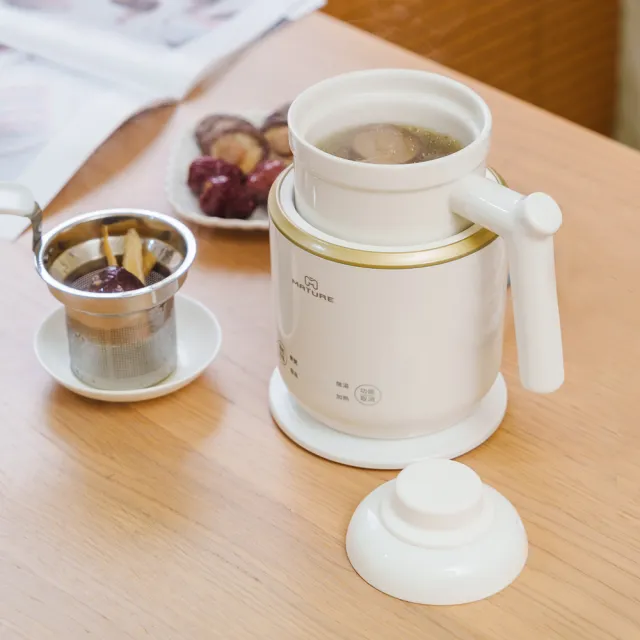 【MATURE 美萃】MINI食光陶瓷熱壓機 CY-1627+剛剛好陶瓷電煮鍋 CY-1626