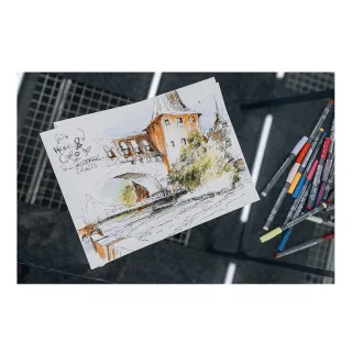 【STAEDTLER 施德樓】彩藝毛筆大-附調色筆組20入