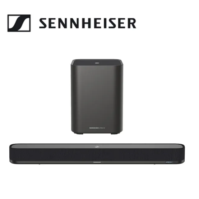 【SENNHEISER 森海塞爾】AMBEO Soundbar Mini+AMBEO Sub 聲霸組合