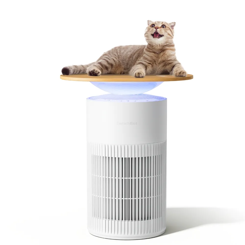 【SwitchBot】空氣清淨機+無線充電桌面/Air Purifier Table(空淨清淨機/空淨機/香氛機/智慧家電/無線充電)