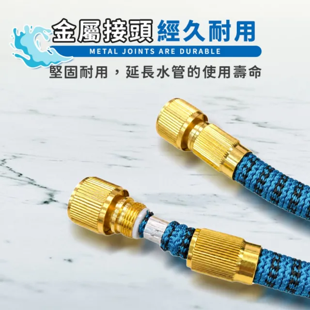 【DREAMCATCHER】伸縮水管 30米高壓防爆水管(高壓水管/水管/防爆水管/加壓水管/澆花水管/噴槍/園藝/洗車)