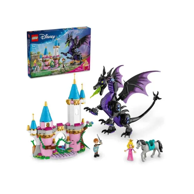 【LEGO 樂高】43240 黑魔女龍型態