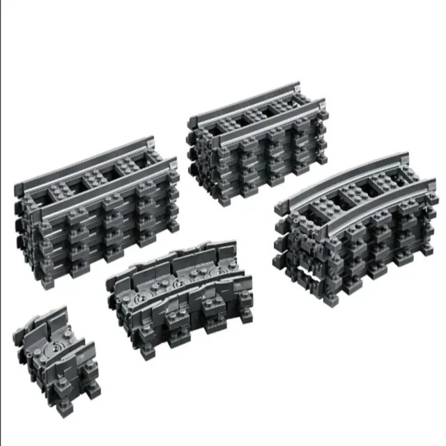 【LEGO 樂高】60205 軌道和彎道