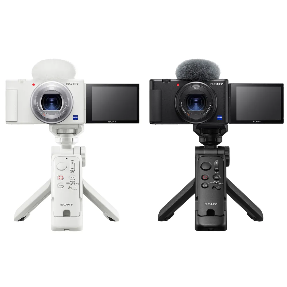 【SONY 索尼】ZV-1 Vlog 數位相機 GP-VPT3手持握把組合(公司貨 保固18+6個月)