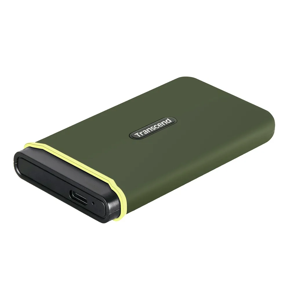 【Transcend 創見】ESD380C 2TB USB3.2/Type C 抗震雙介面 外接SSD行動固態硬碟-橄欖綠(TS2TESD380C)