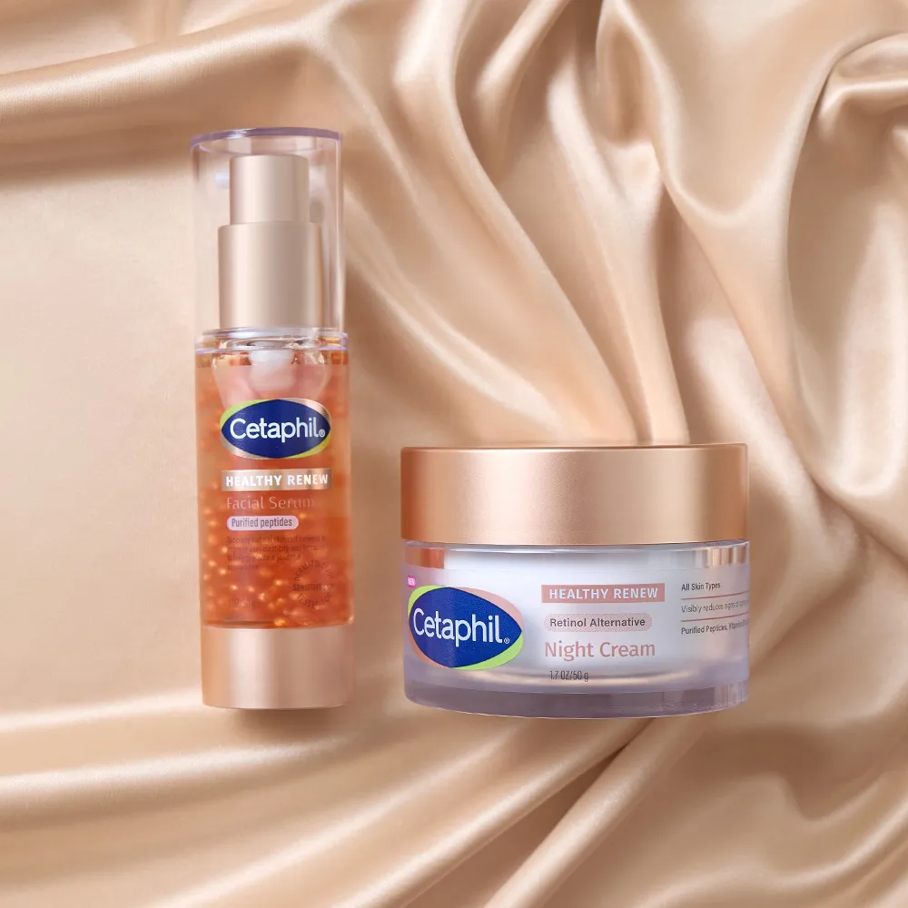 【Cetaphil 舒特膚】官方直營 胜緊緻賦活修護乳霜 50g+胜緊緻賦活精華 30g(抗老胜/胜緊緻/0耐受期)