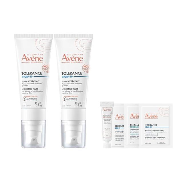 【Avene 雅漾】官方直營 Hydra10極簡保濕乳液/乳霜任選 二入組(前安敏升級/臉部保養)