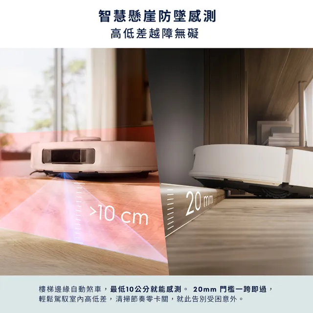 【Electrolux 伊萊克斯】雙11限定 嘖嘖募資好評5000萬 安心管家 800 全能掃拖機器人(EFR81223)