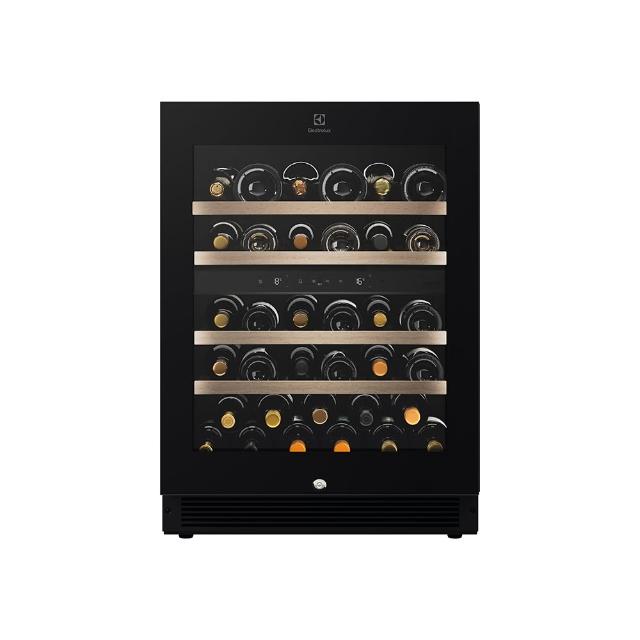 【Electrolux 伊萊克斯】雙11限定 獨立式/嵌入式雙溫紅酒櫃-40瓶(EWD820SCB-X)