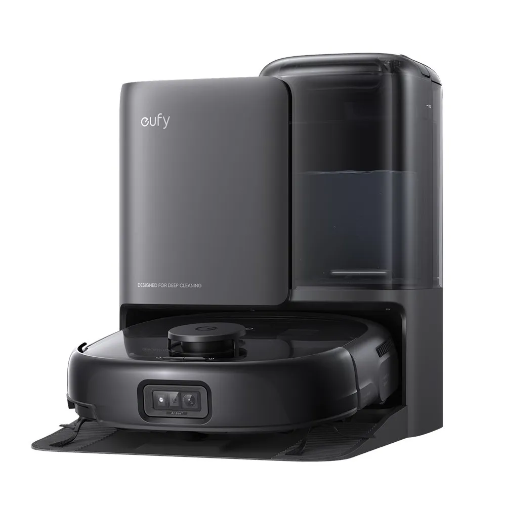 【eufy】Omni E25 自清潔掃拖一體全能機器人(活水洗地/零纏繞伸縮滾刷/20000PA大吸力)