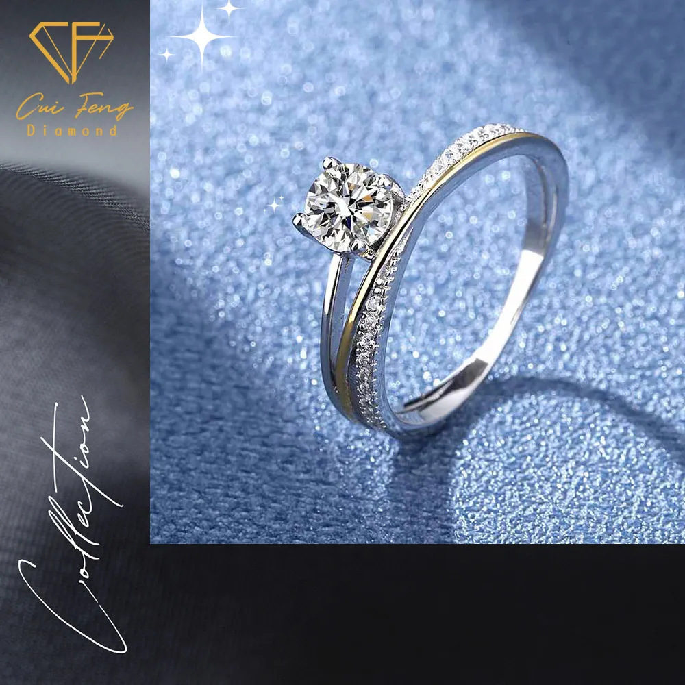 【CF Diamond】戒指 莫桑鑽《三生三世》(雙11 50分  女戒 鑽戒 生日禮物 求婚)