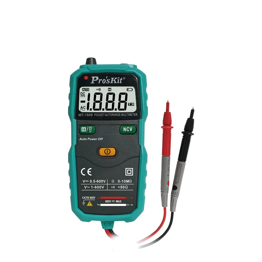 【Pro’sKit 寶工】袖珍型自動電錶(MT-1509)