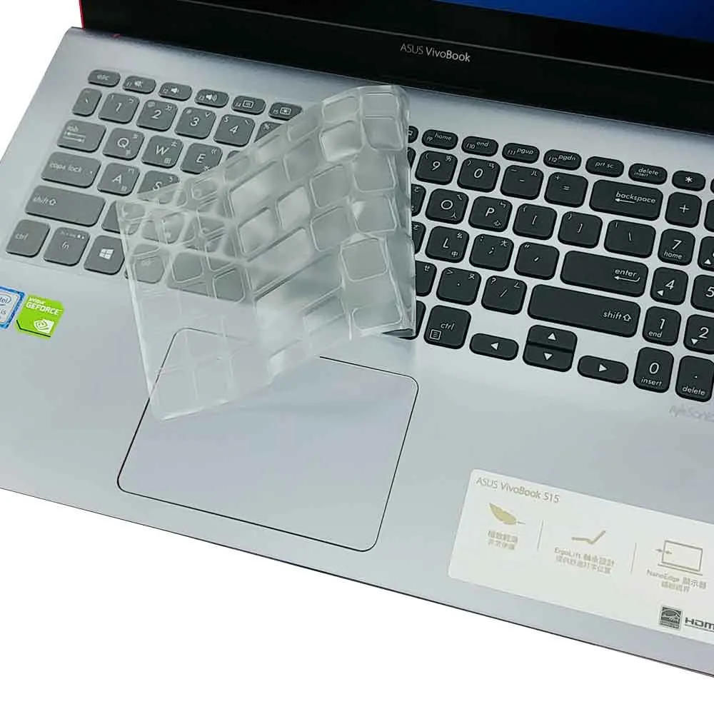 【Ezstick】ASUS S530 S530UN 奈米銀抗菌TPU 鍵盤保護膜(鍵盤膜)