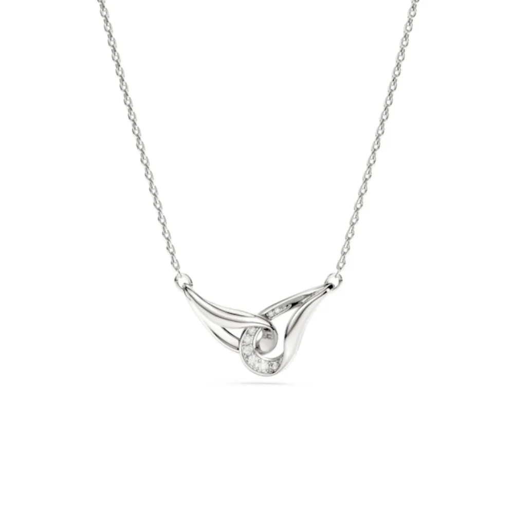 【SWAROVSKI 施華洛世奇】官方直營 Classica 鏈墜 圓形切割 白色 925銀 | 5740343 新品