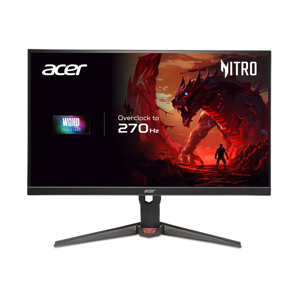 【Acer 宏碁】XV270U Z1 27型 IPS 2K 16:9 270Hz電競螢幕(0.5ms/喇叭/高低升降/樞紐旋轉/傾斜/HDR10)