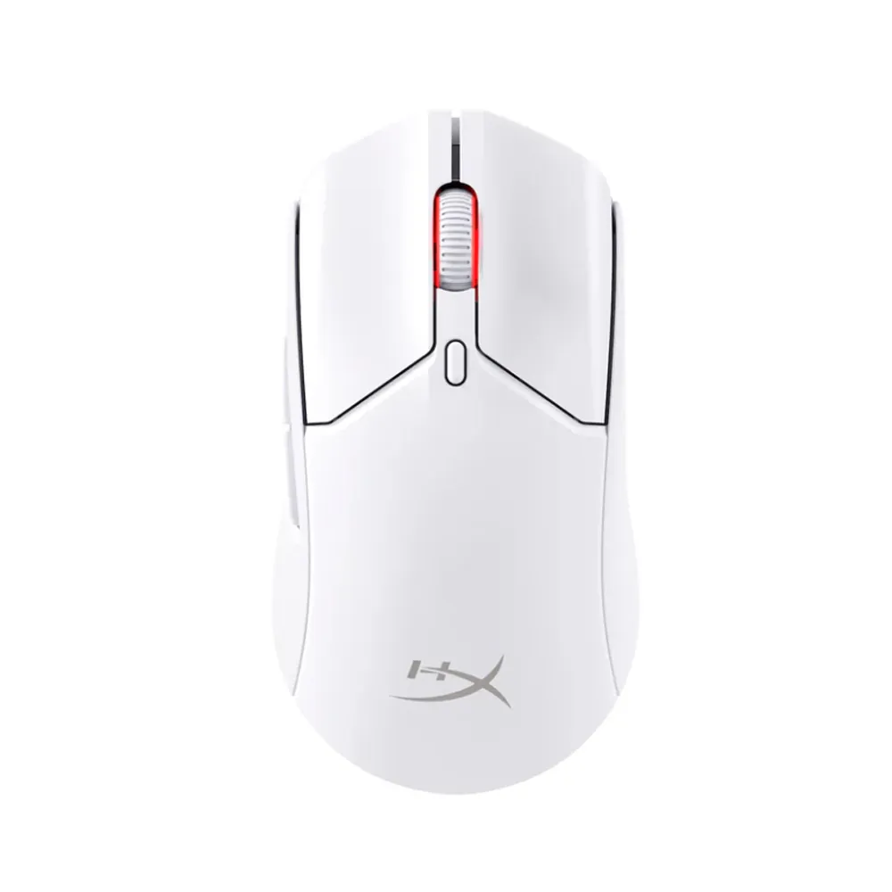 【HyperX】Pulsefire Haste 2 無線電競滑鼠 白色(6N0A9AA)