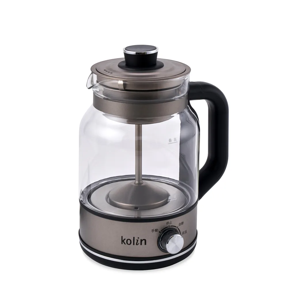 【Kolin 歌林】純鈦虹吸沖茶快煮壺KPK-MN13TA2(泡茶壺/沖茶壺/煮茶壺/電茶壺)