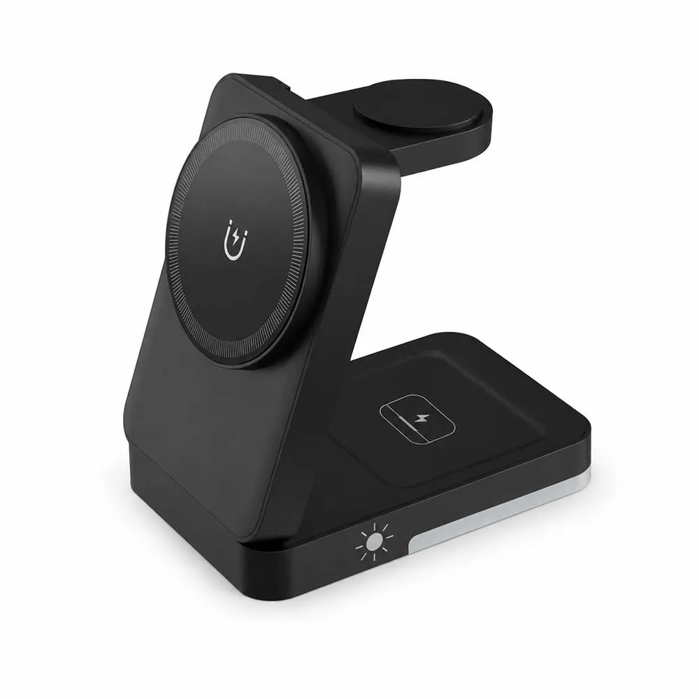 【JINPEI 錦沛】Qi2三合一 無線充電器 折疊充電支架iPhone Watch Airpods 磁吸充電