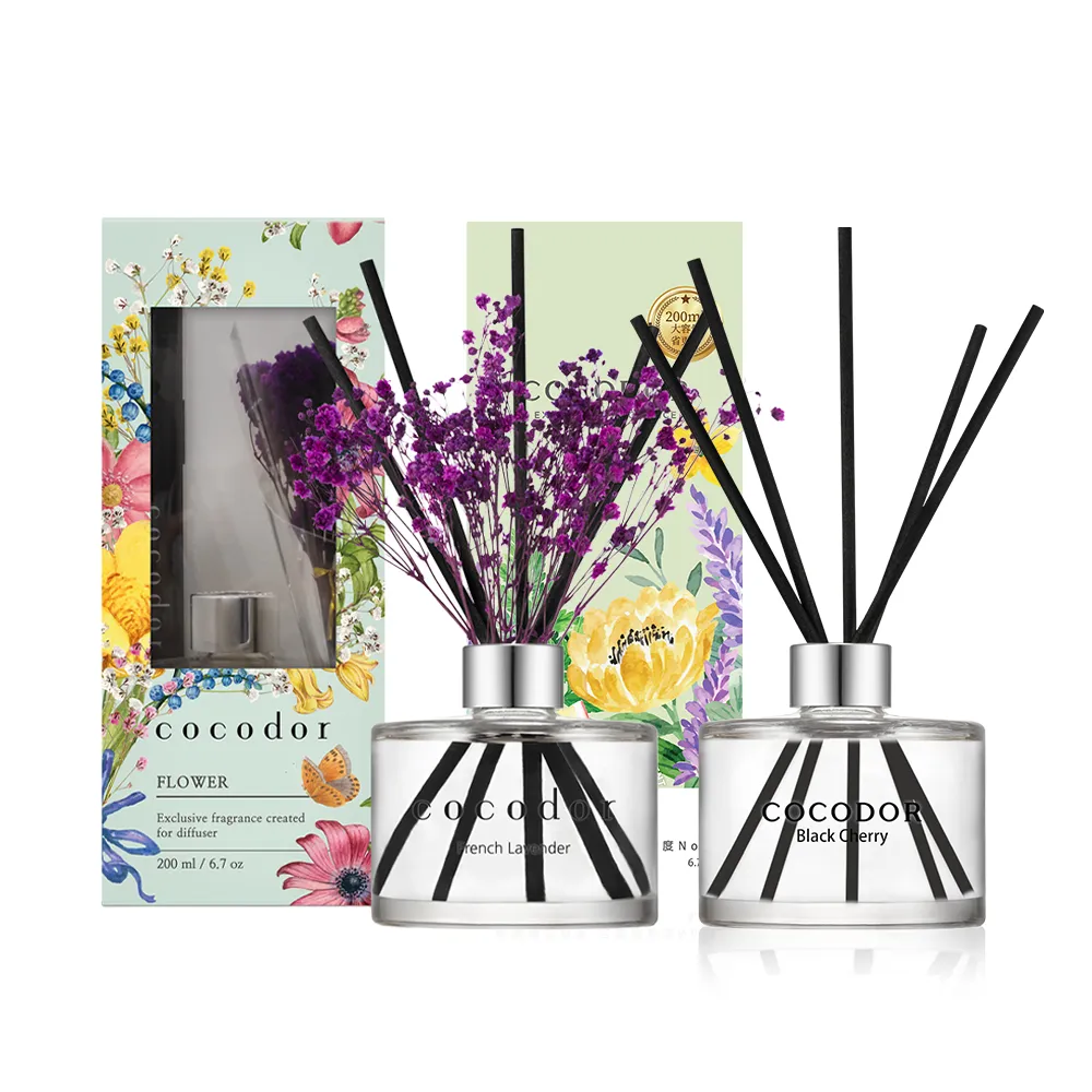 【COCODOR】永生花擴香瓶1+1超值組(永生花120mlx1+經典200mlx1/多款任選/韓國香氛/送禮)