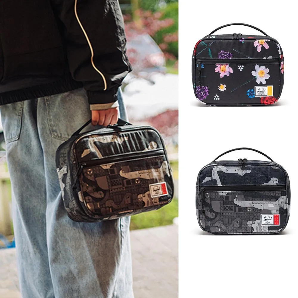【Herschel】官方直營 LEGO樂高聯名系列 Pop Quiz 5L保冷便當袋  (花卉款/積木款)