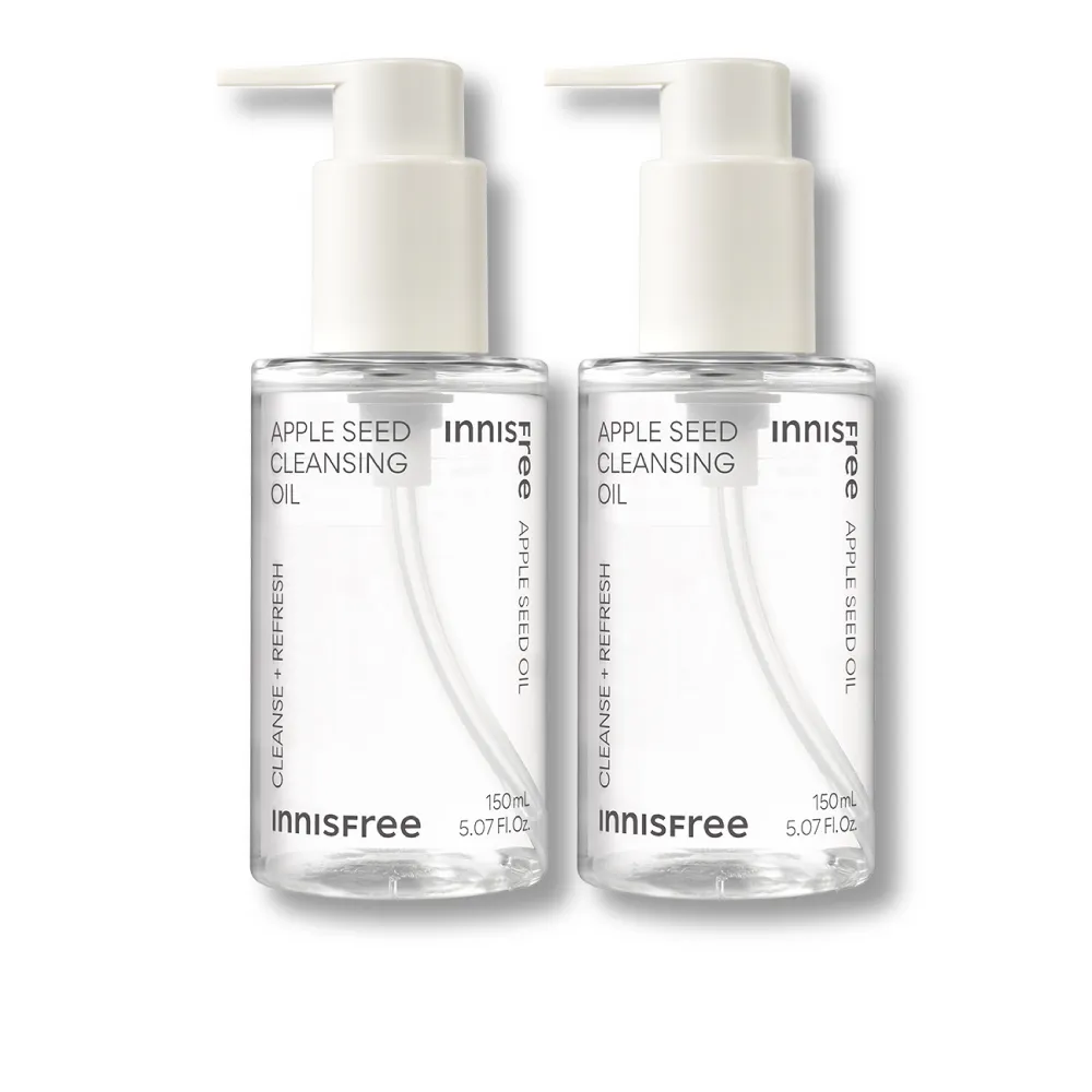 【innisfree】蘋果籽深層卸妝油 150ml(共300ml/2入組)