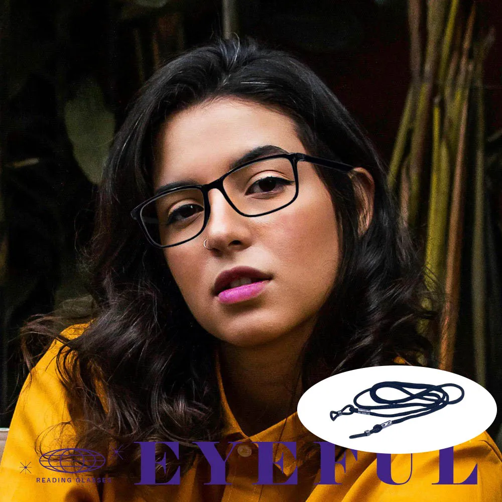 【EYEFUL】買2送1優惠組抗藍光老花眼鏡 大方框素面黑款(濾藍光 舒適耐用 不壓鼻 不壓耳)