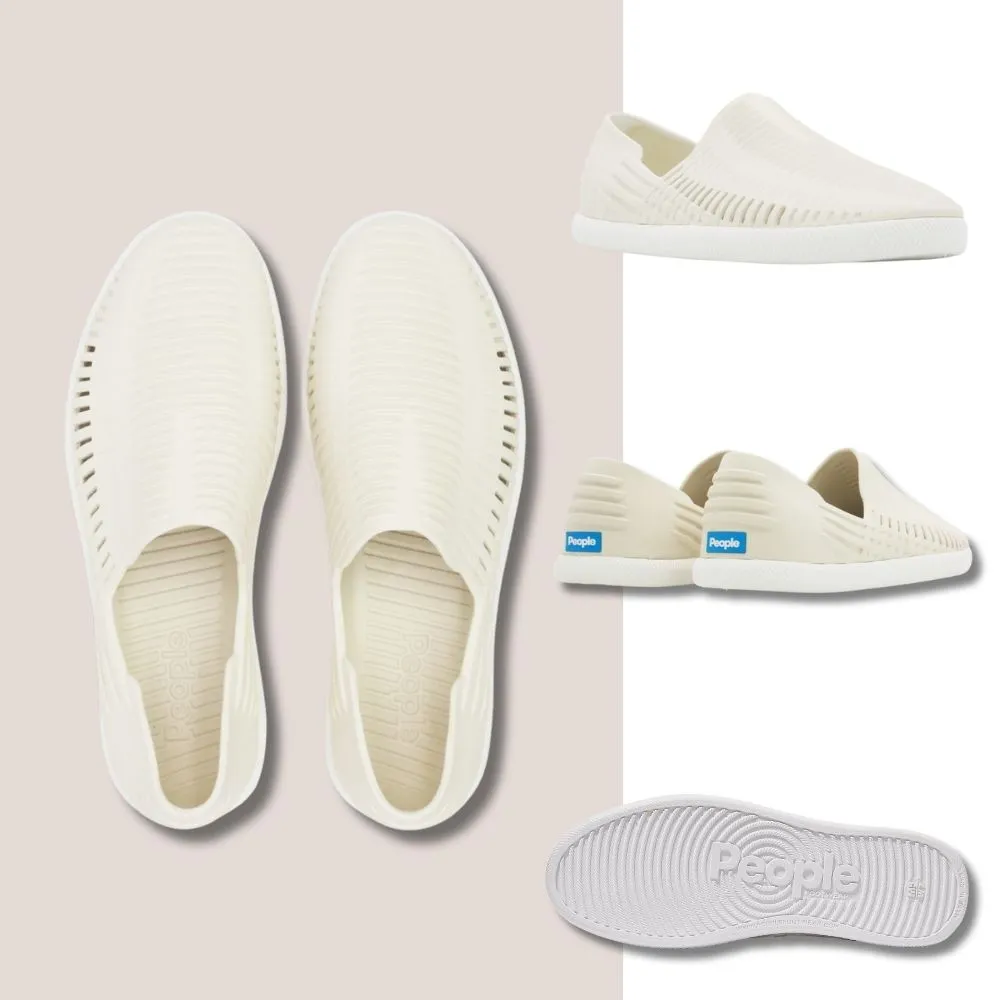 【People Footwear】加拿大休閒鞋 防水鞋 涼鞋 平底鞋 拖鞋(RIO 瑞歐 皮克白)