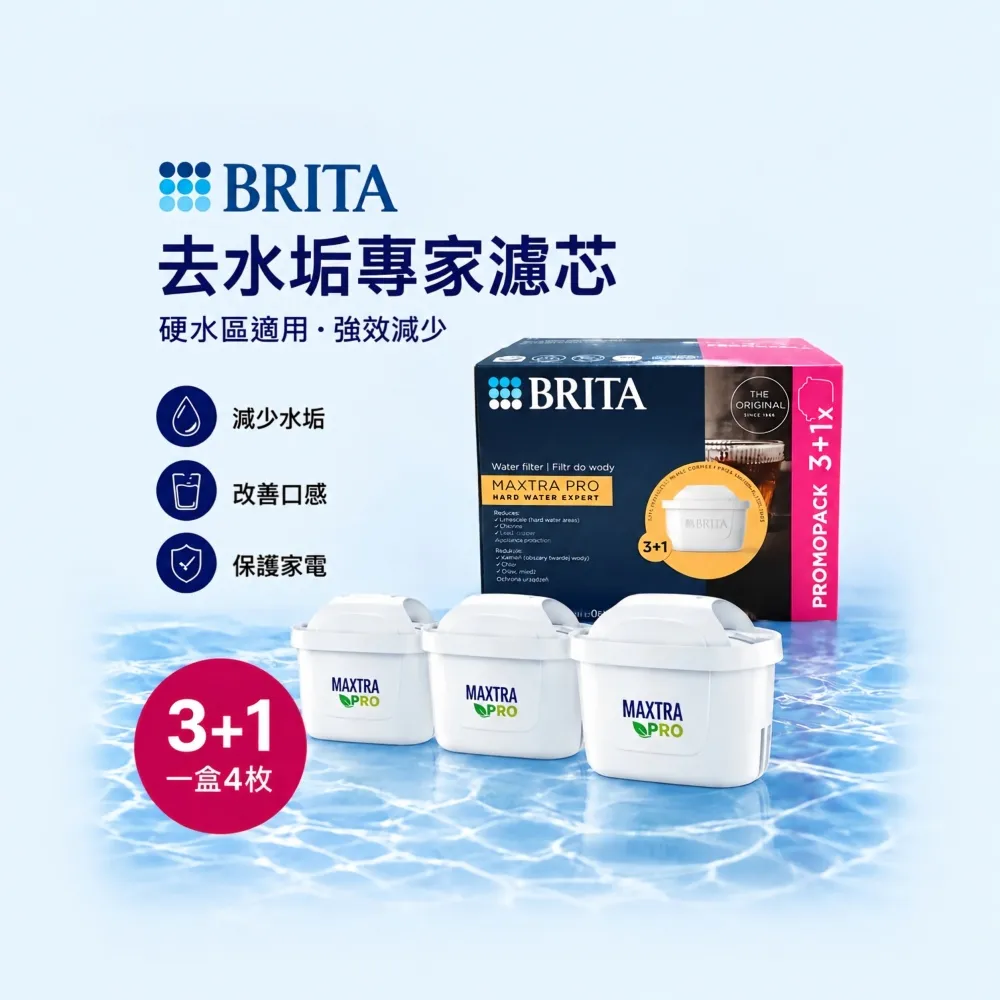 【BRITA】BRITAMaxtra Pro Hard water expert 8入裝 去水垢 brita 濾芯 8入 濾水壺 原裝平輸（歐洲製）