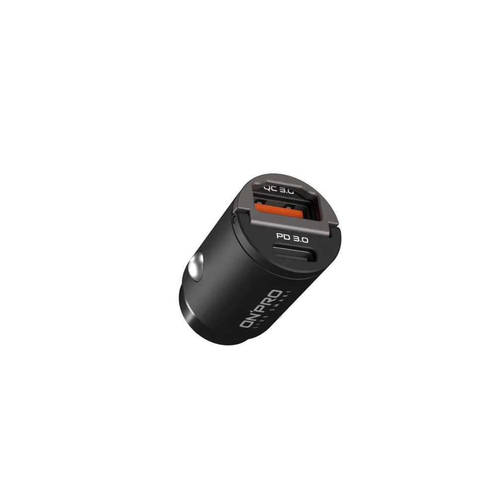 【ONPRO】GT-PD30AC 30W 隱藏式雙模式車用PD快充充電器