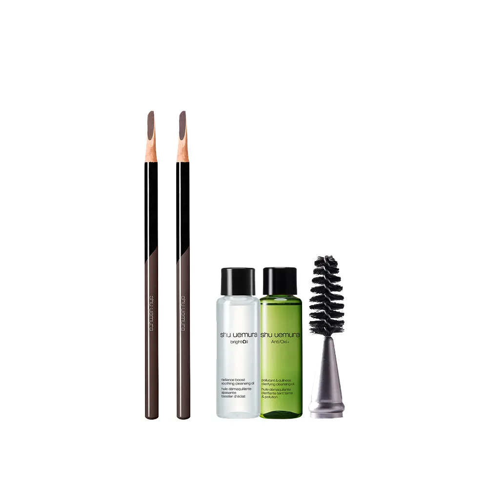 【Shu uemura 植村秀】官方直營 新一代武士刀眉筆雙入組(任選二款/新品上市/囤貨組)