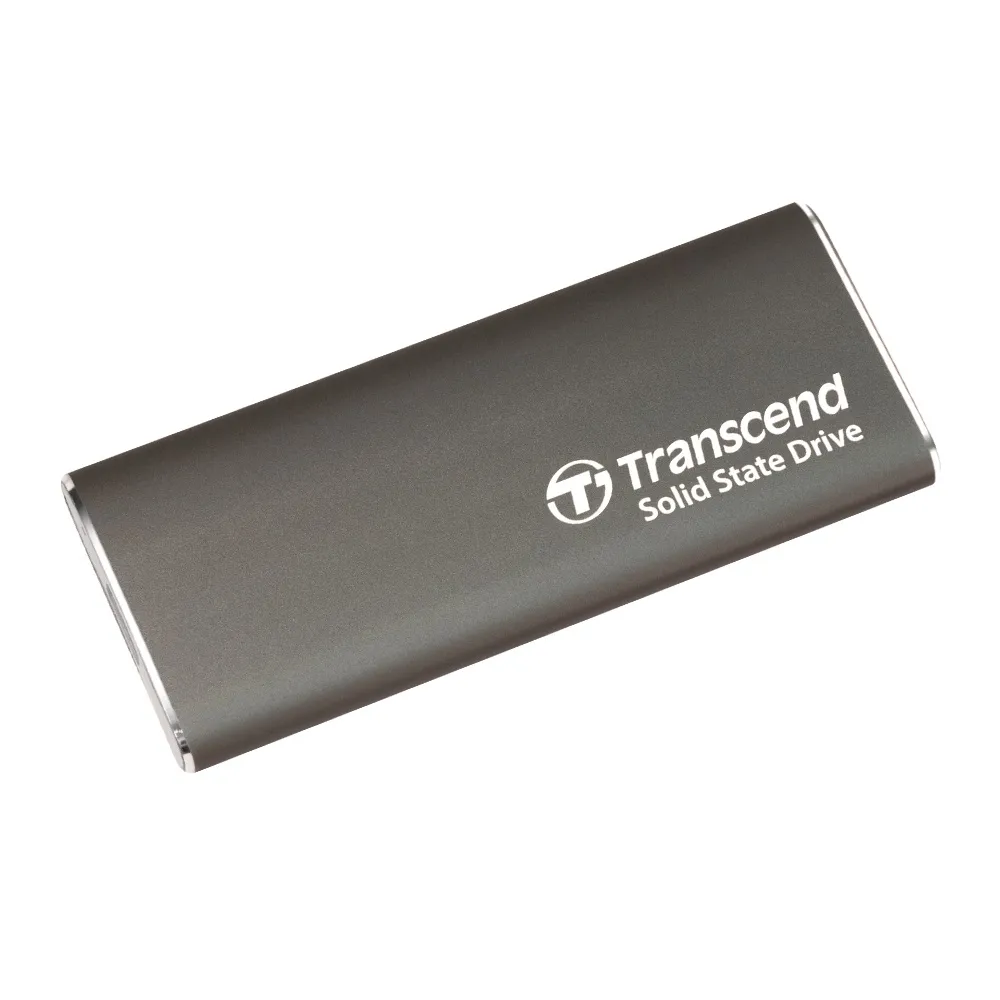 【Transcend 創見】ESD265C 1TB USB3.1/Type C 輕薄雙介面外接SSD行動固態硬碟-玄鐵灰(TS1TESD265C)