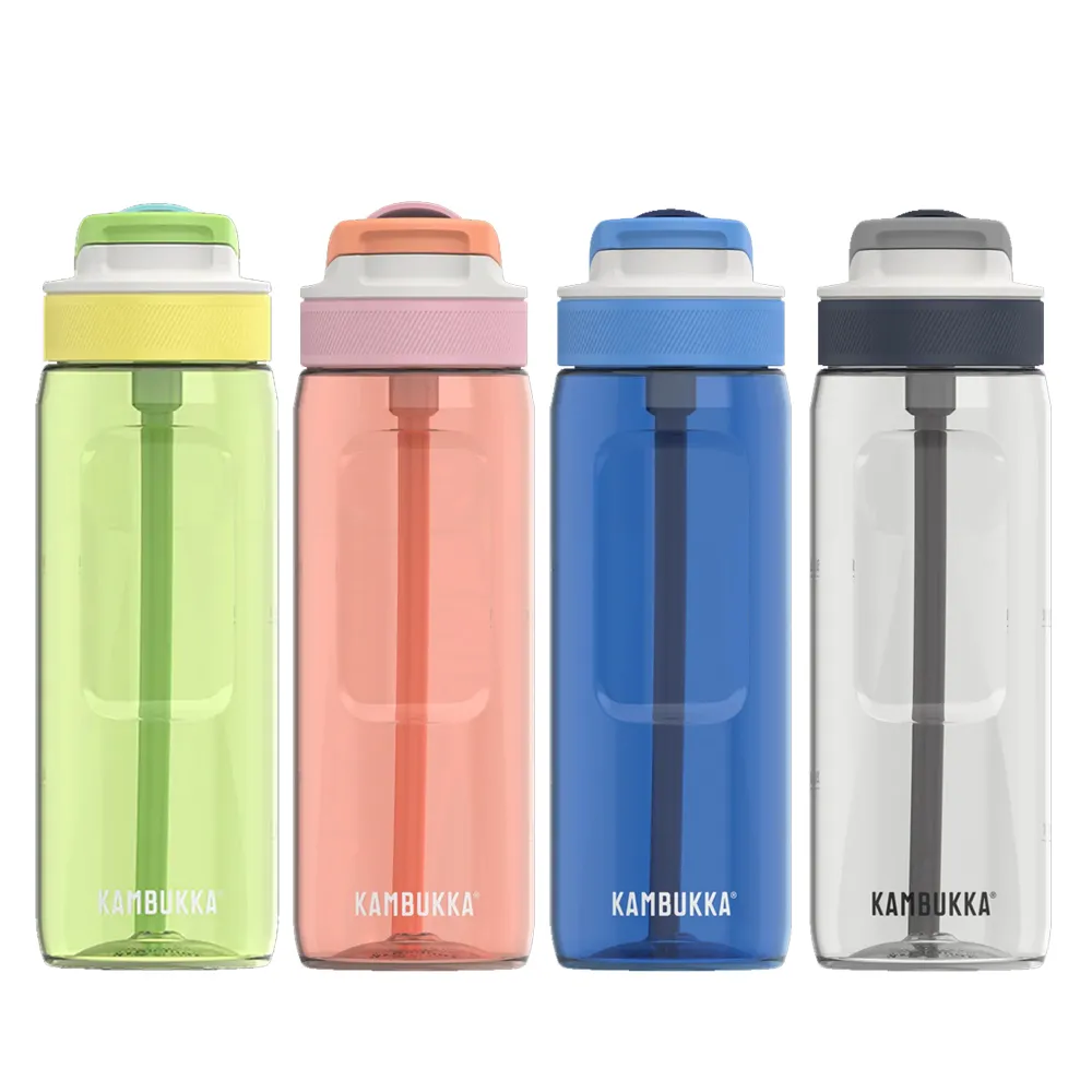 【KAMBUKKA】卡沛卡 Lagoon 趣吸瓶 Tritan 750ml/多色任選(吸管杯/運動水壺/運動水瓶/兒童水壺)