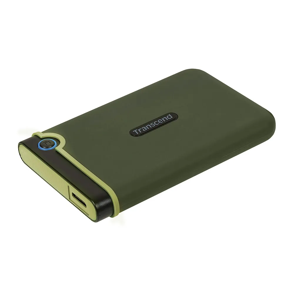 【Transcend 創見】StoreJet 25M3 1TB軍規防震 2.5吋行動硬碟-軍綠色(TS1TSJ25M3G新舊包裝隨機出貨)