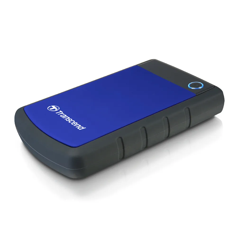 【Transcend 創見】StoreJet 25H3 4TB 軍規防震 2.5吋行動硬碟(TS4TSJ25H3B 新舊包裝隨機出貨)