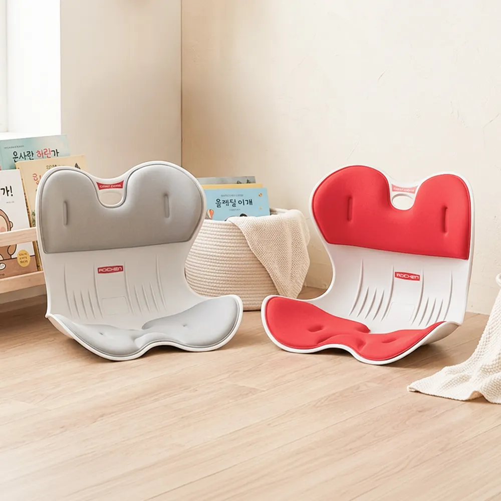 【Roichen】韓國 兒童款減壓舒適正脊坐墊/護脊椅墊1入 (35kg 以下兒童適用 護腰)