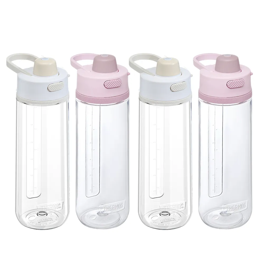 【THERMOS 膳魔師】買1送1_美國製彈蓋輕水瓶710ml 共2入(TP4329)
