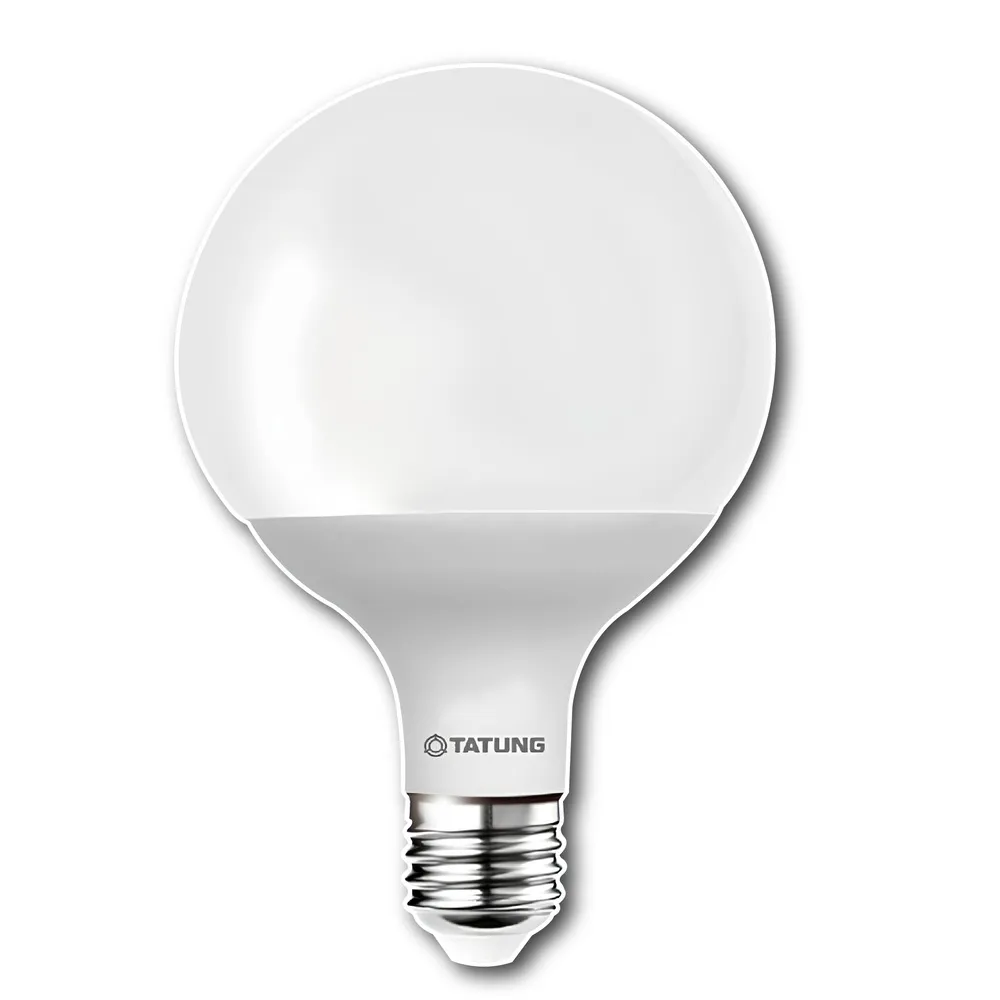 【TATUNG 大同】5入 G95 15W LED燈泡 球型燈泡(6500K 白光)