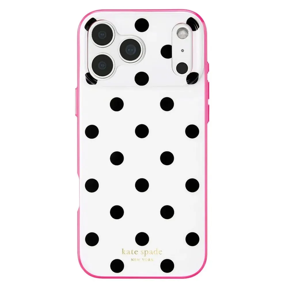 【KATE SPADE】iPhone 18系列 精品磁吸防摔手機殼 粉漾點點