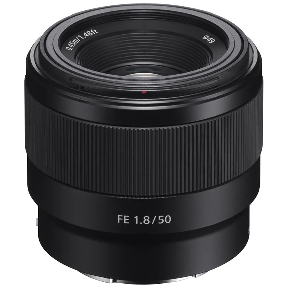 【SONY 索尼】FE 50mm F1.8 定焦鏡頭 SEL50F18F --公司貨