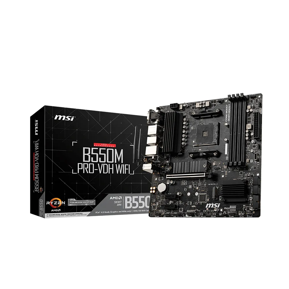 【MSI 微星】B550M PRO-VDH WIFI DDR4 主機板