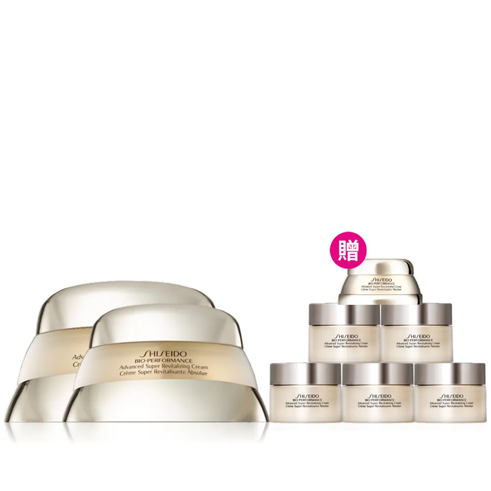 【SHISEIDO 資生堂國際櫃】百優乳霜霸容量組75mL+50mL(國民乳霜/日霜/晚霜/乳霜/保濕/抗老)