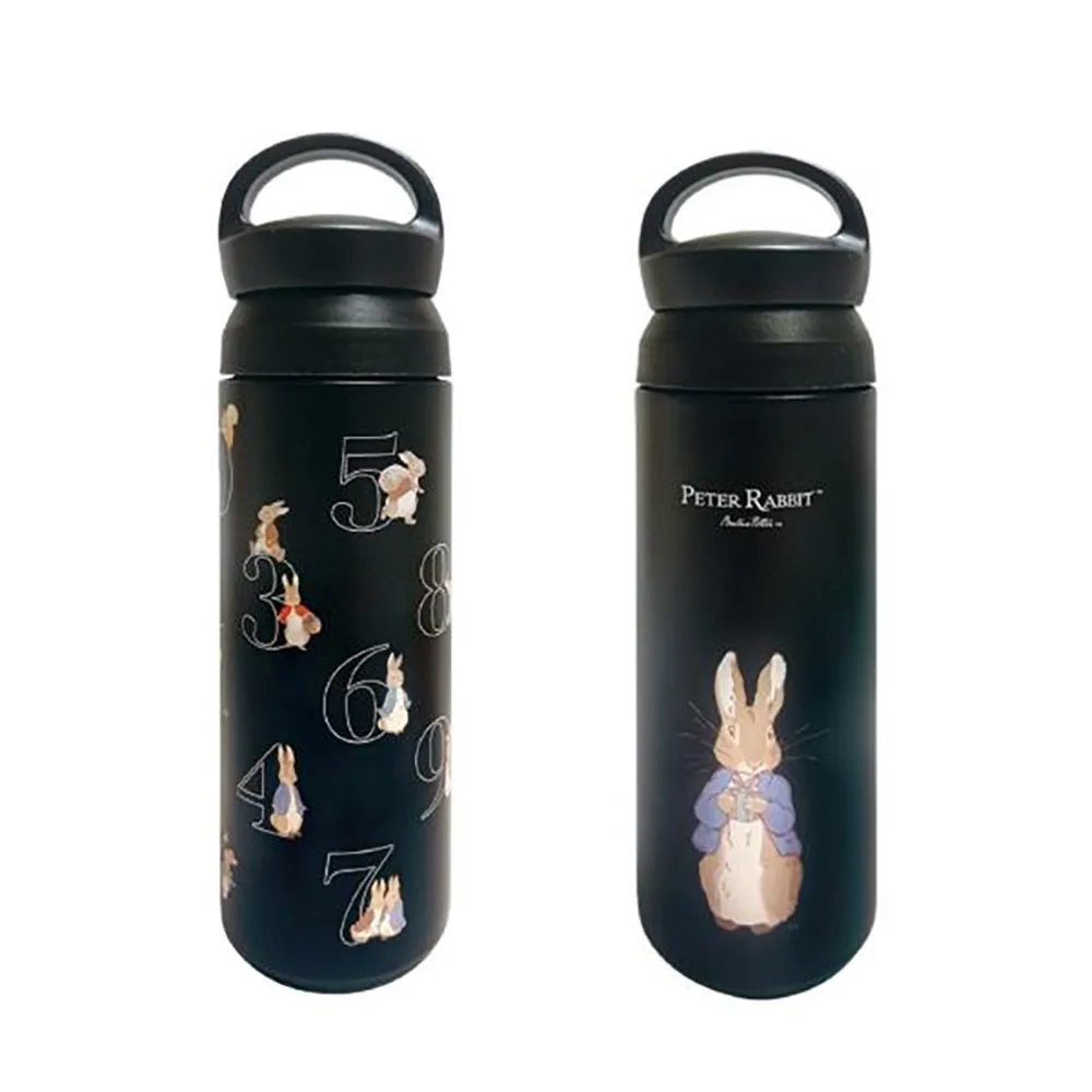 【PETER RABBIT 比得兔】比得兔手提式304 不鏽鋼保溫杯 環保杯500ml