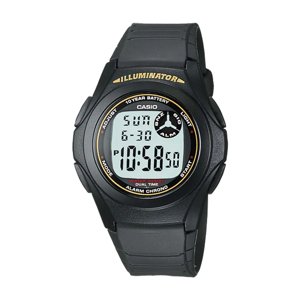 【CASIO 卡西歐】日系-多功能學生型指定錶款(F-200W)