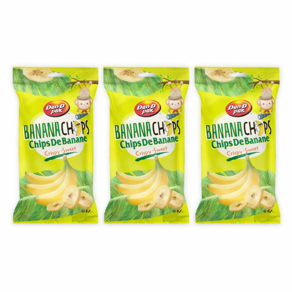 【Dan-D Pak 丹帝】香蕉脆片150g(三入組)