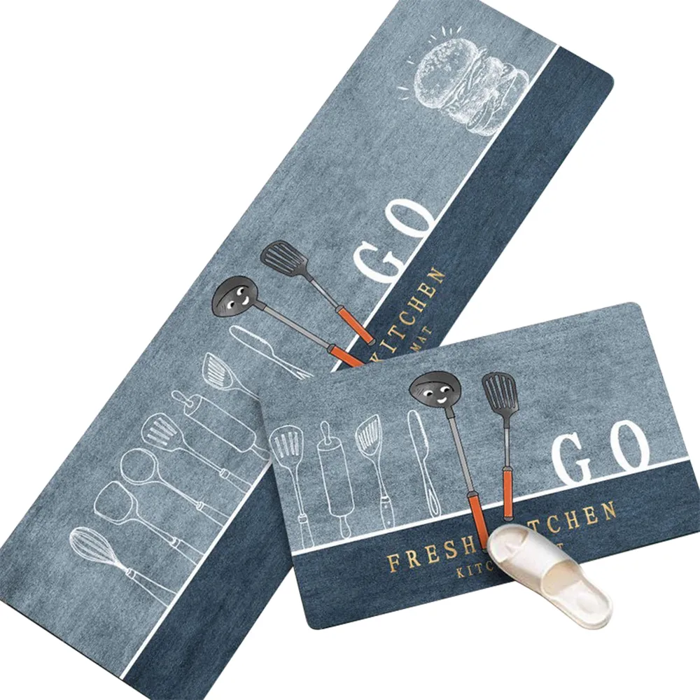 【DaoDi】二代吸水防油廚房硅藻土軟墊40x120(軟式珪藻土 防滑地墊 吸水地墊 腳踏墊)