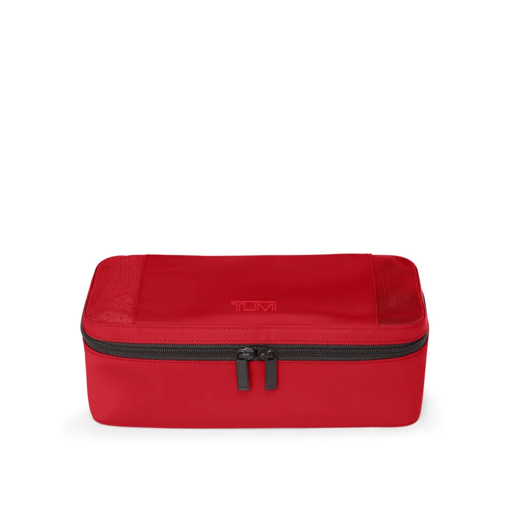 【TUMI】TUMI TRAVEL ACCESS. 收納立方袋（小）-TUMI 經典紅(TUMI 官方旗艦店)