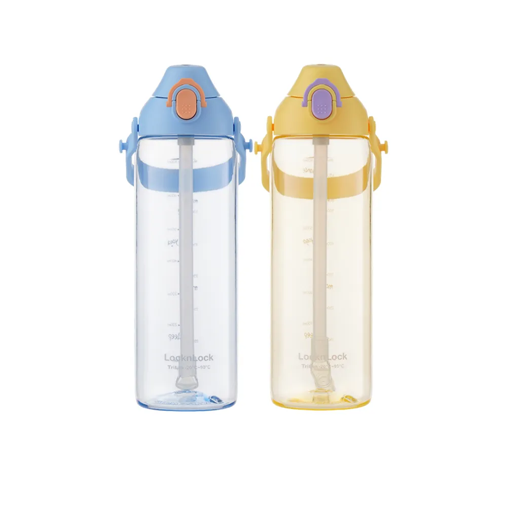 【LocknLock 樂扣樂扣】官方直營 雲朵跳跳水壺 800ml (兩色任選/運動水壺)